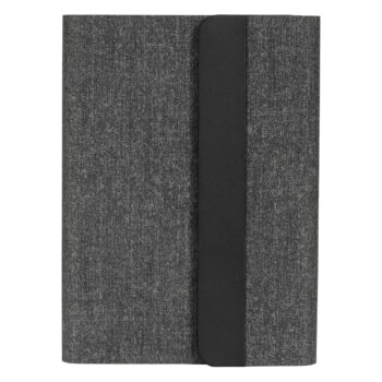 FULTON 3IN1 - Portfolio sa notesom A5, pomoćnom baterijom 5.000 mAh, bežičnim punjačem za tri uređaja i magnetom