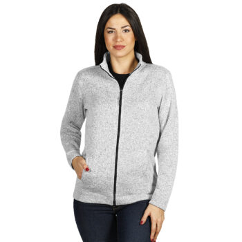JUMPER - Melirana dukserica sa visokom kragnom, 280 g/m2
