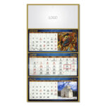 MANASTIRI 08 - Zidni kalendar: 3 x 12 listova, tromesečni, trodelni